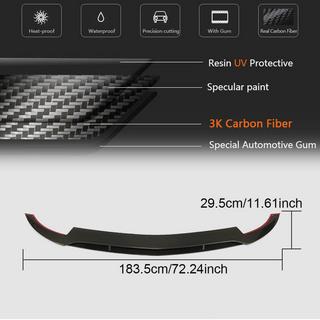 Extensii lip bara fata (pentru GLE43 AMG, Carbon) foto 4