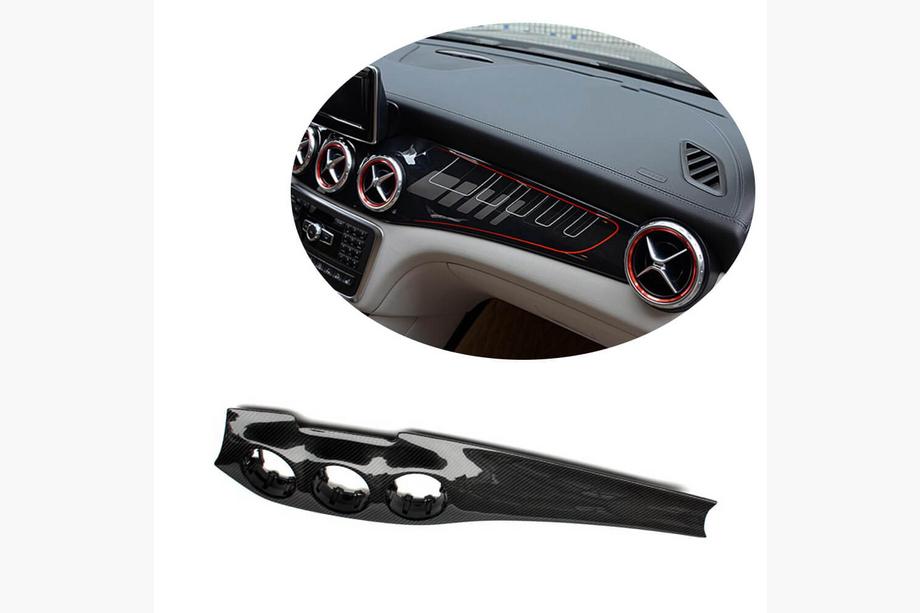 Mercedes GLA X156 2014-2019 Capac consola centrala (2014-2016, Carbon) Foto 1