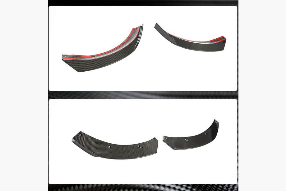 Mercedes GLA X156 2014-2019 Flaps bara fata carbon (pentru GLA45 AMG 2017-2020) Foto 4
