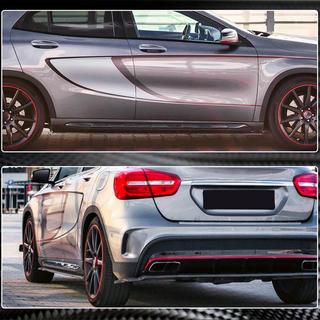 Praguri Laterale (pentru GLA45 AMG 2013-2016, Carbon) foto 4