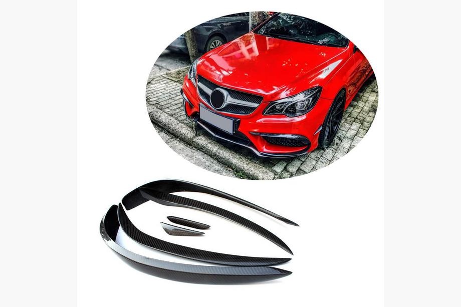 Mercedes E-class coupe C207 2010-2017 Capace Bara Fata (pentru AMG-Line 2014-2016, Carbon) Foto 1