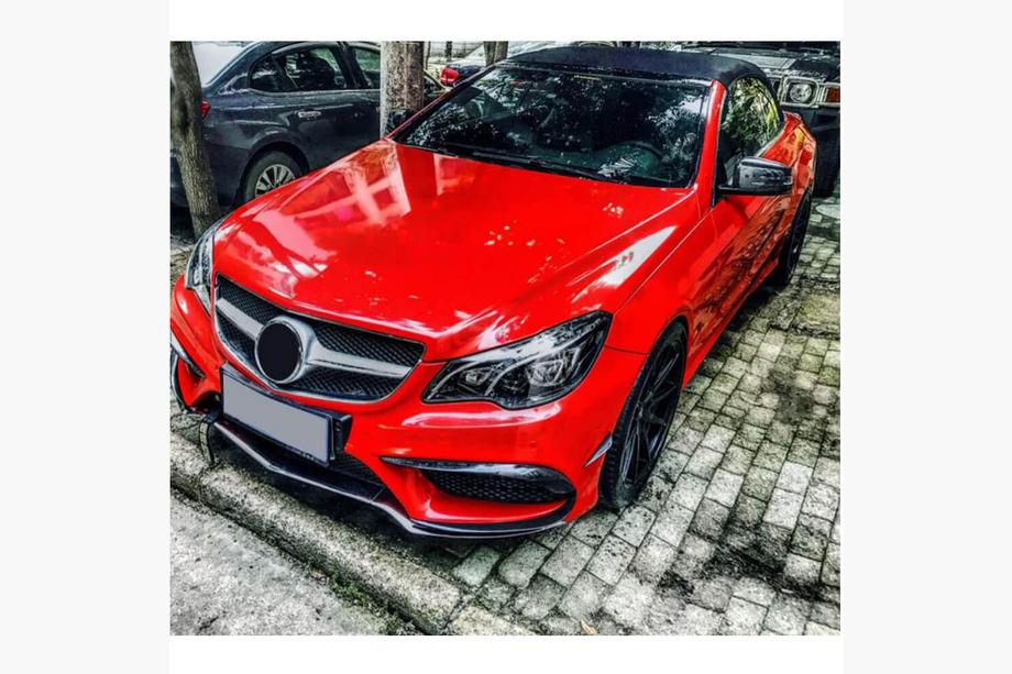 Mercedes E-class coupe C207 2010-2017 Capace Bara Fata (pentru AMG-Line 2014-2016, Carbon) Foto 3
