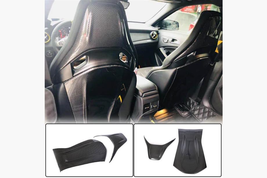 Mercedes CLA C118 2019- Huse scaune Dry Carbon Foto 2