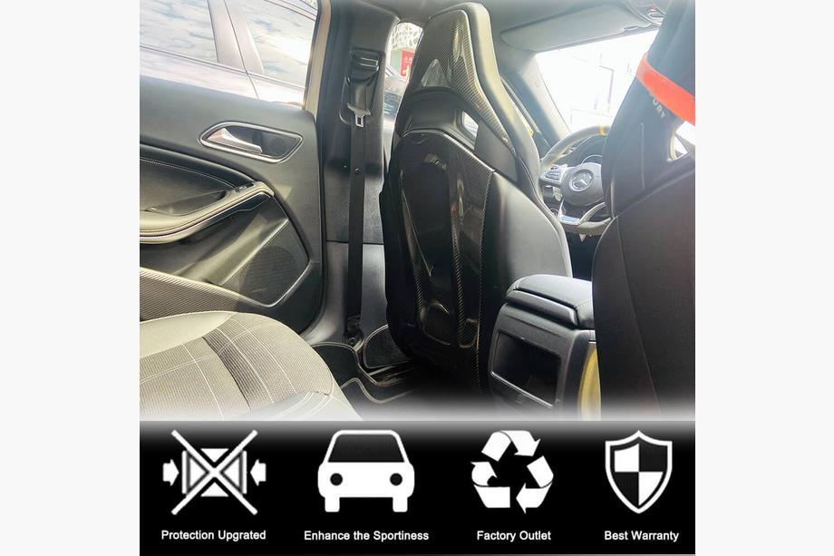 Mercedes CLA C118 2019- Huse scaune Dry Carbon Foto 4