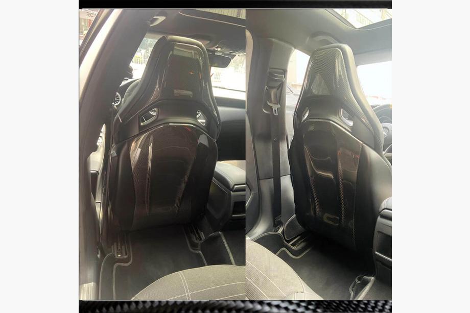 Mercedes CLA C118 2019- Huse scaune Dry Carbon Foto 5