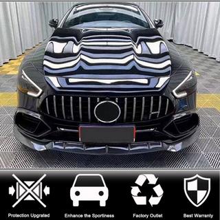 Insertii bara fata (pentru GT43/GT50/GT53 2018-2022, Carbon) foto 2