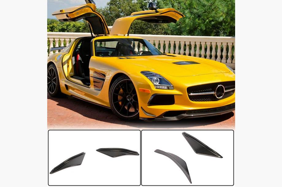 Mercedes SLS C197 2010-2014 Flaps Bara Fata V1 Carbon Foto 1