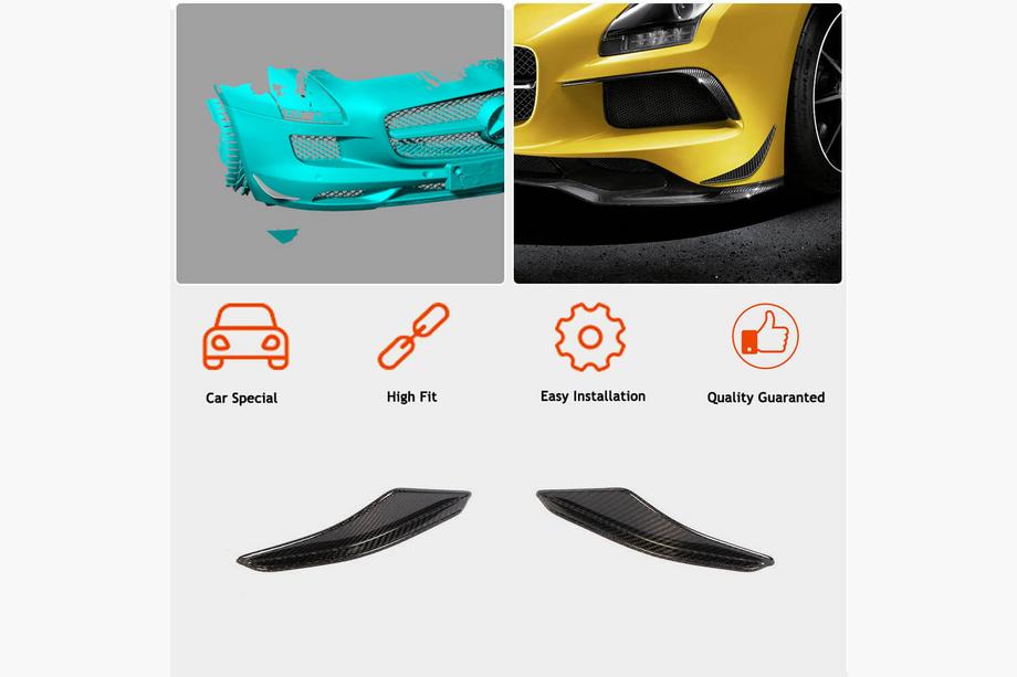 Mercedes SLS C197 2010-2014 Flaps Bara Fata V1 Carbon Foto 2