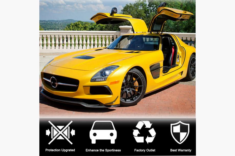 Mercedes SLS C197 2010-2014 Flaps Bara Fata V1 Carbon Foto 3