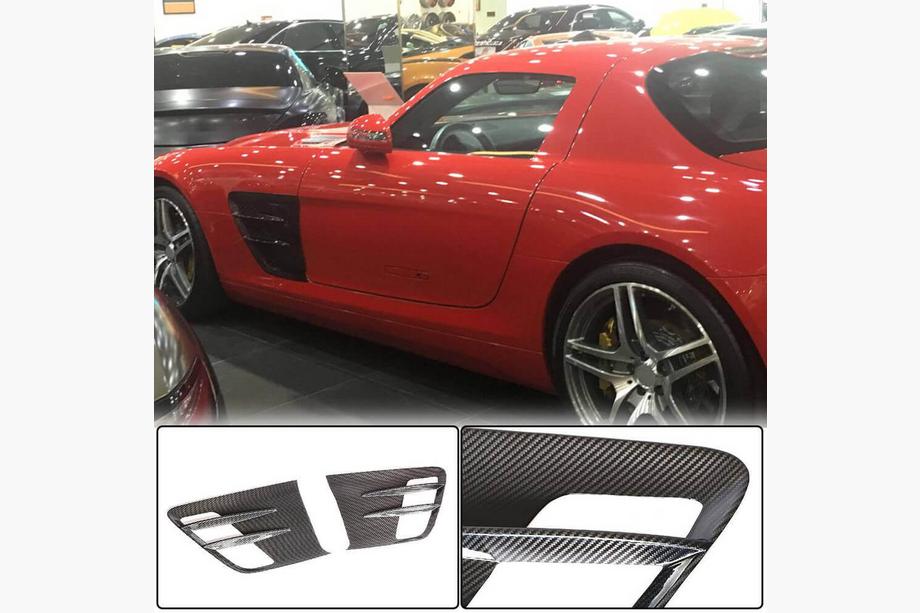 Mercedes SLS C197 2010-2014 Capace aripi fata (Dry Carbon) Foto 1