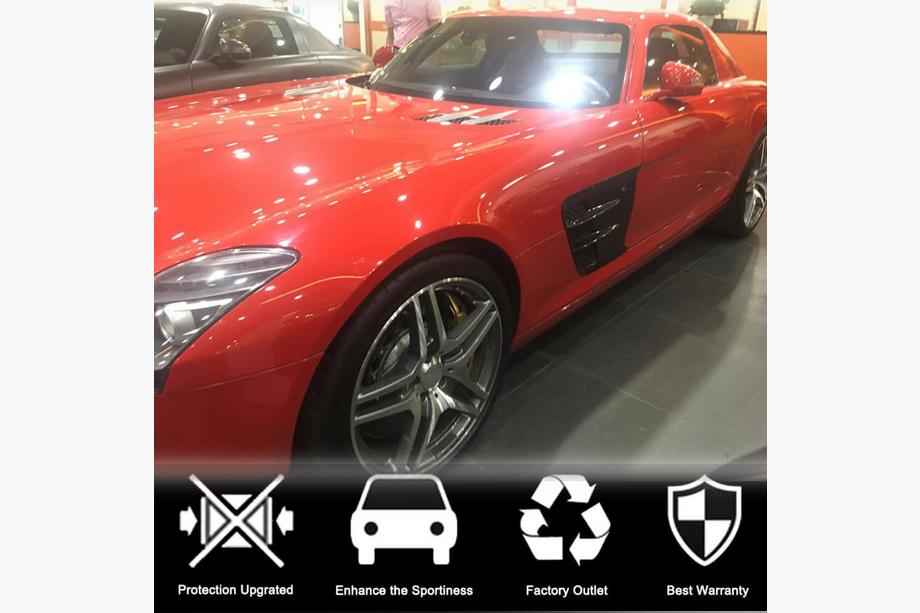Mercedes SLS C197 2010-2014 Capace aripi fata (Dry Carbon) Foto 3