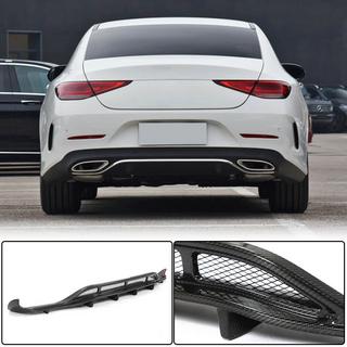 Difuzor bara spate V2 pentru AMG-Line 2018-2020, Carbon foto 1