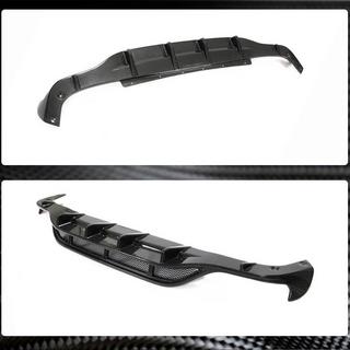 Difuzor bara spate V2 pentru AMG-Line 2018-2020, Carbon foto 3