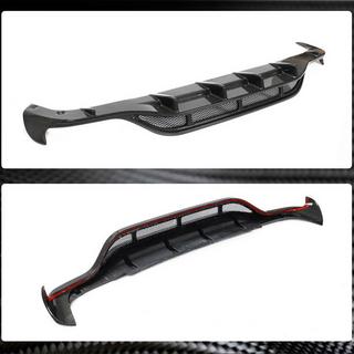 Difuzor bara spate V2 pentru AMG-Line 2018-2020, Carbon foto 4