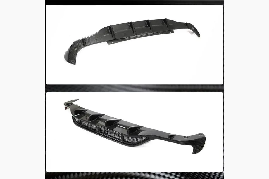 Mercedes CLS C257 2018- Difuzor bara spate V2 pentru AMG-Line 2018-2020, Carbon Foto 3