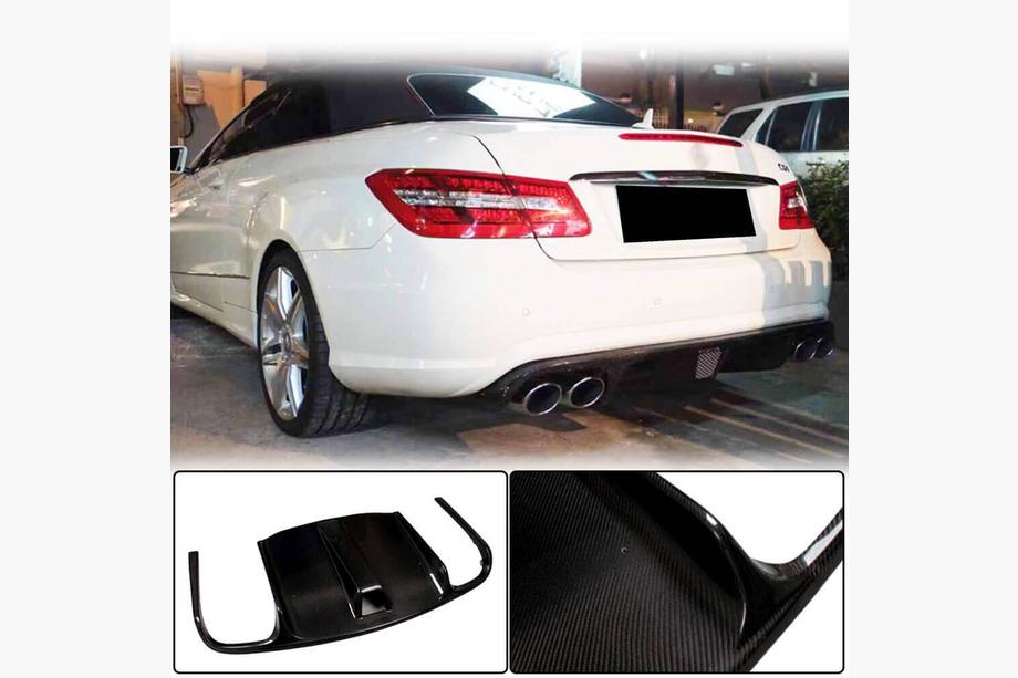 Mercedes E-class coupe C207 2010-2017 Difuzor spate pentru E63 AMG 2009-2013, Carbon Foto 1