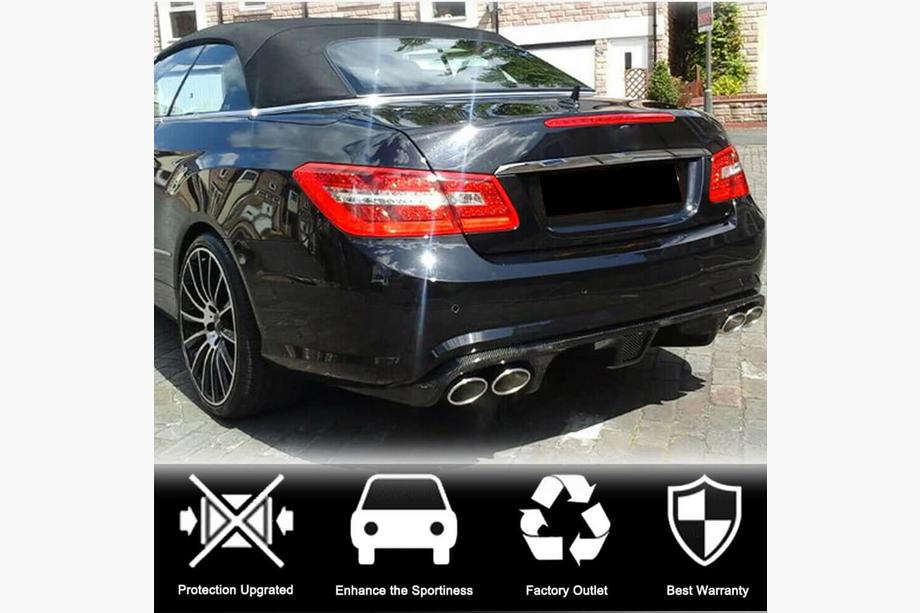 Mercedes E-class coupe C207 2010-2017 Difuzor spate pentru E63 AMG 2009-2013, Carbon Foto 2