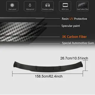 Difuzor bara spate pentru GLC43 AMG 2020-2022, Carbon foto 4