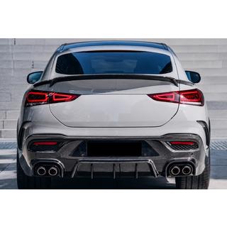 Ornament bara spate carbon pentru GLE 350/GLE450/GLE63 2019-2023 foto 3