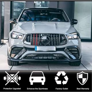 Lip bara fata (pentru GLE53/AMG-Line 2019-2023, Carbon) foto 2