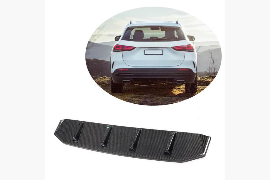Mercedes GLA H247 2020- Difuzor bara spate (pentru AMG-Line, Carbon) Foto 1