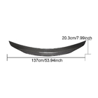 Mercedes SLK R172 2011-2016 Spoiler V1 (pentru 2011-2020, Carbon) foto 4