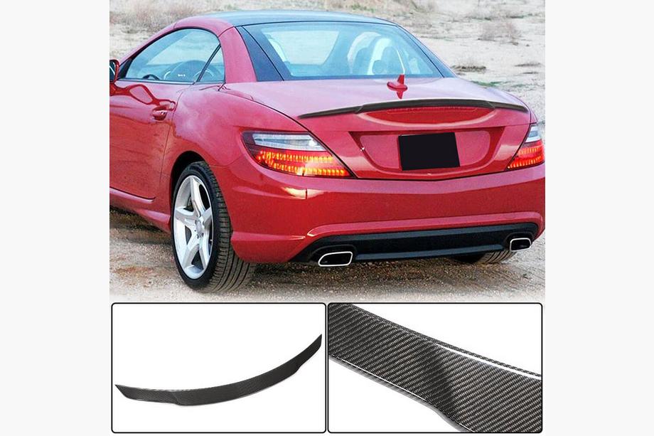 Mercedes SLK R172 2011-2016 Spoiler V2 (pentru 2011-2020, Carbon) Image