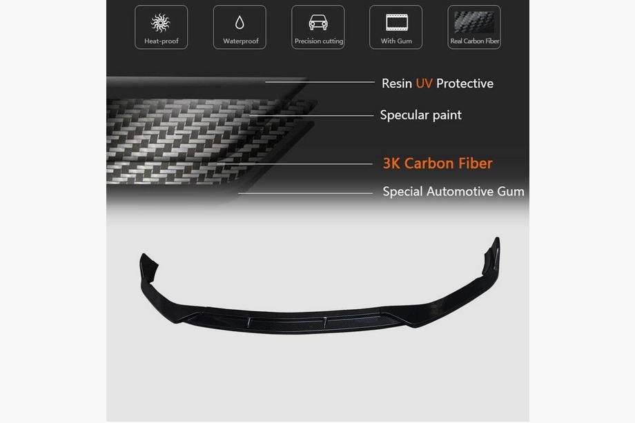 Mercedes C-class W206 2022- Prelungire Bara Fata Lip (pentru AMG-Line, Carbon) Foto 5