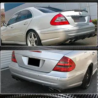 Difuzor bara spate pentru E55 AMG 2003-2006, Carbon foto 4