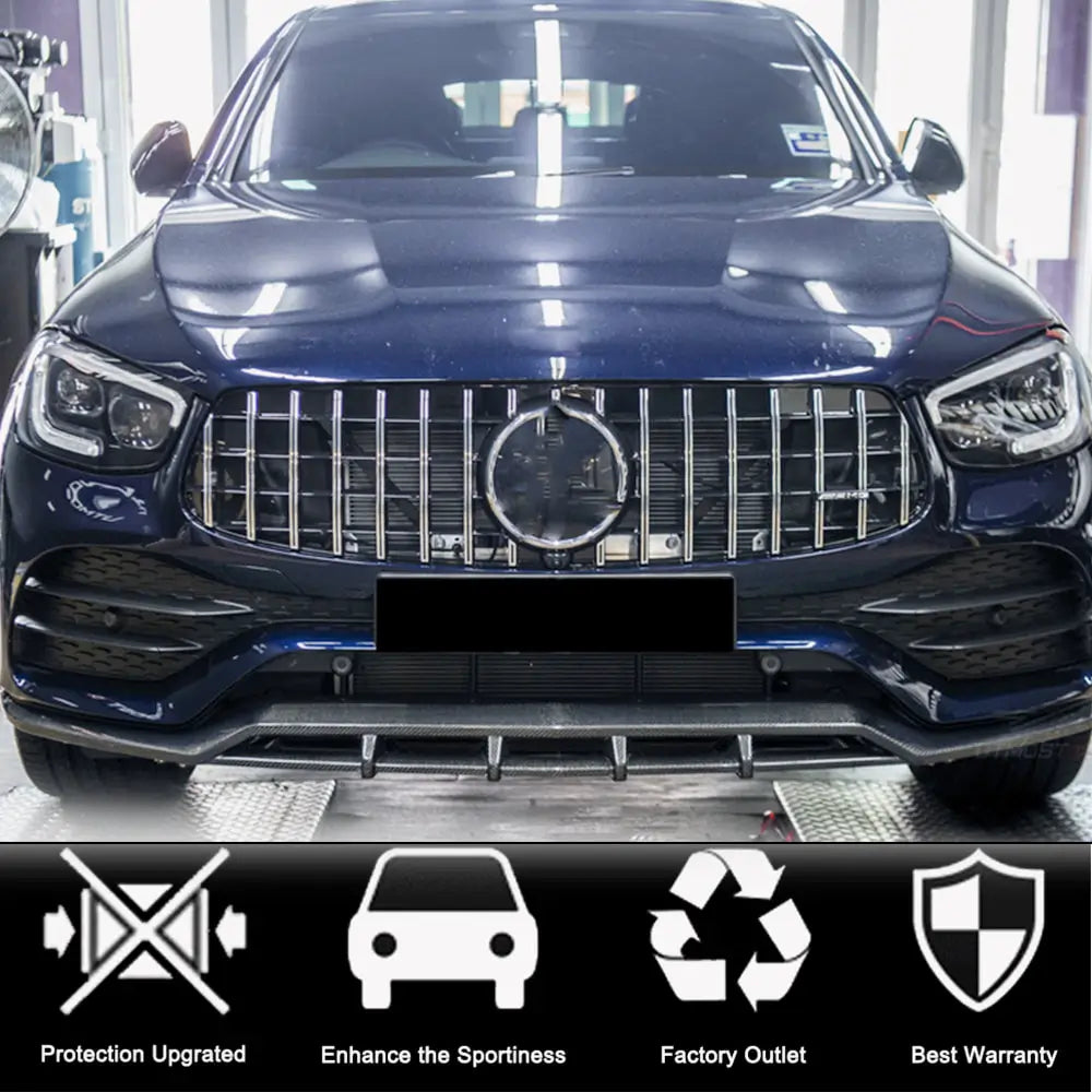 Lip bara fata pentru AMG-Line 2020+, Carbon foto 2
