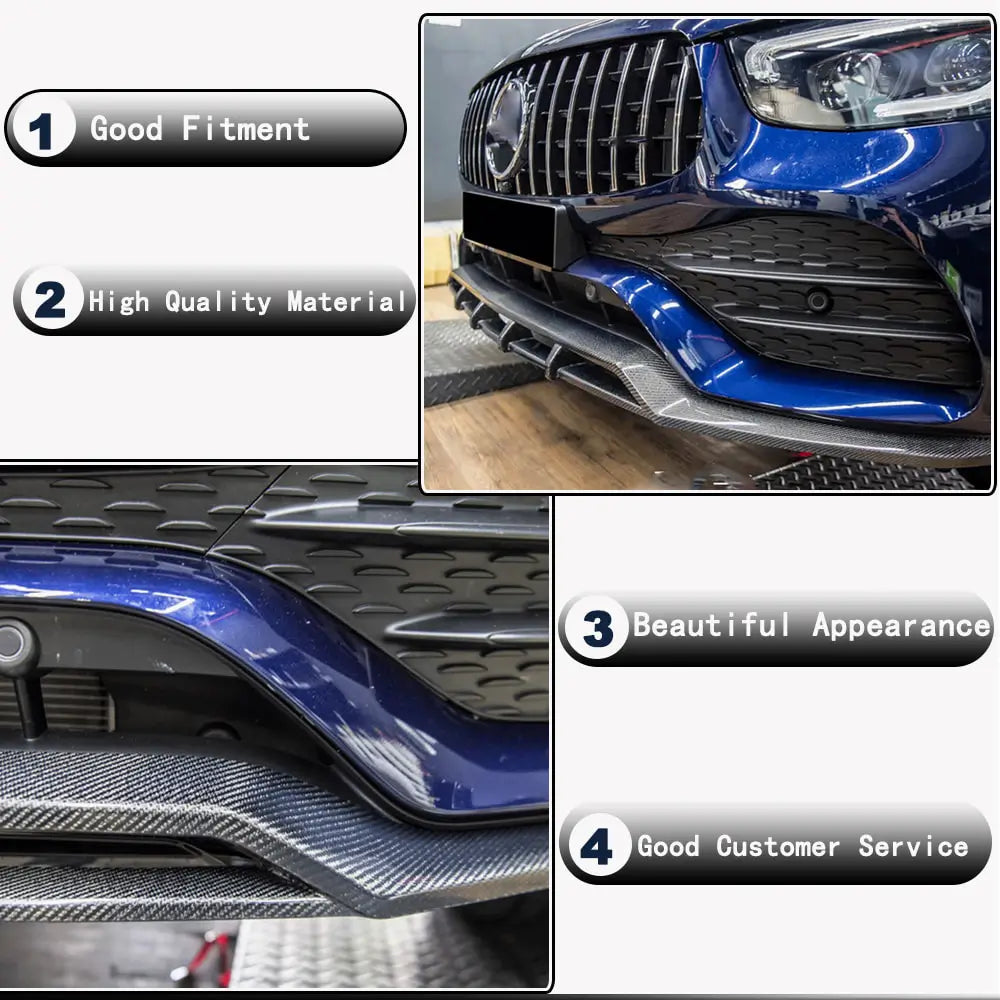 Lip bara fata pentru AMG-Line 2020+, Carbon foto 3
