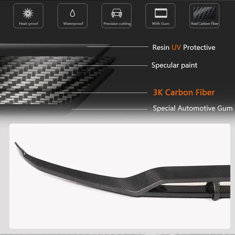 Lip bara fata pentru AMG-Line 2020+, Carbon foto 4