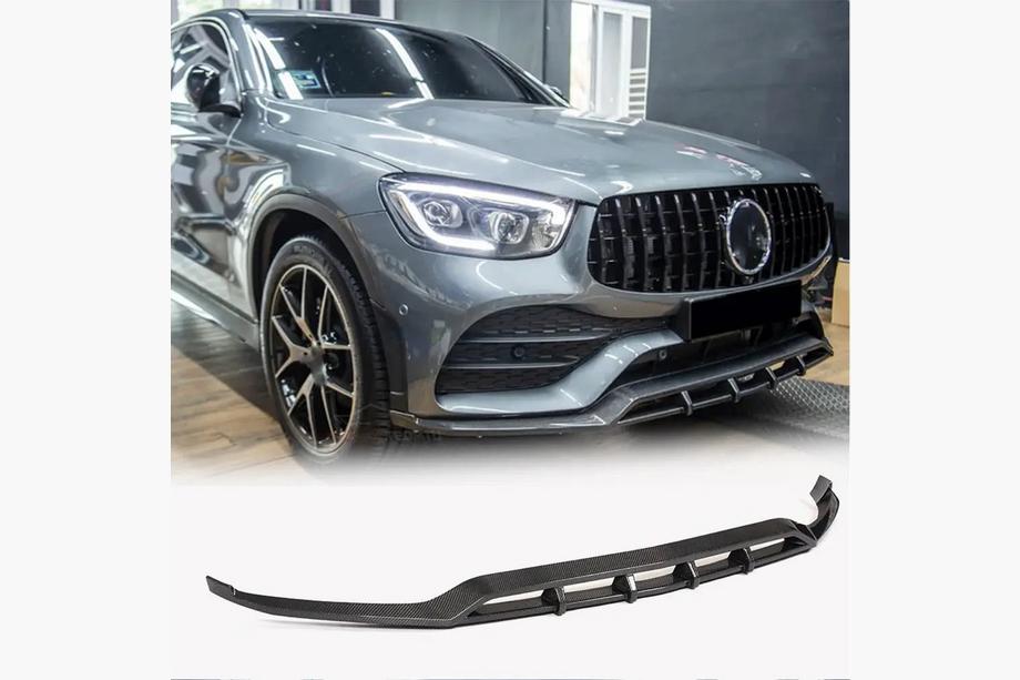 Mercedes GLC X253 2015-2022 Lip bara fata pentru AMG-Line 2020+, Carbon Foto 1