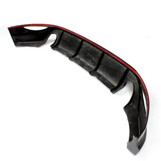 Difuzor Bara Spate V1 (pentru Base/GTI HB 2012-2017, Carbon) foto 4