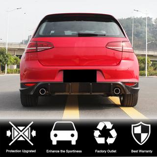 Difuzor Bara Spate V2 (pentru Base/GTI HB 2012-2017, Carbon) foto 2
