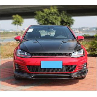 Lip bara fata V1 (pentru GTI HB 2012-2017, Carbon) foto 2