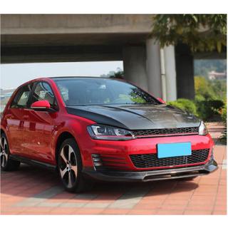 Lip bara fata V1 (pentru GTI HB 2012-2017, Carbon) foto 3
