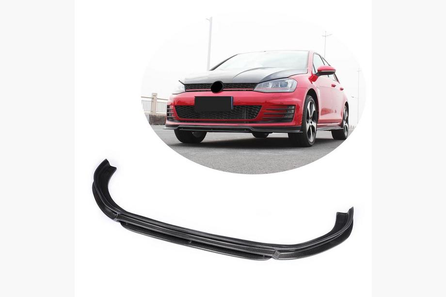 Volkswagen Golf 7/E-Golf 2012-2020 Lip Bara Fata V3 pentru GTI HB 2012-2017 Carbon Foto 1