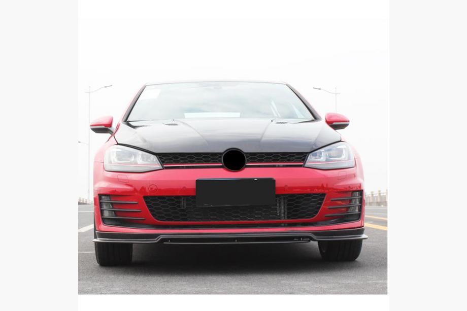 Volkswagen Golf 7/E-Golf 2012-2020 Lip Bara Fata V3 pentru GTI HB 2012-2017 Carbon Foto 2