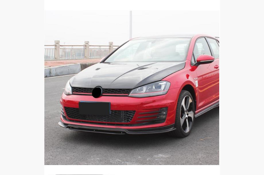 Volkswagen Golf 7/E-Golf 2012-2020 Lip Bara Fata V3 pentru GTI HB 2012-2017 Carbon Foto 4