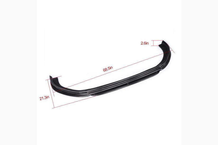 Volkswagen Golf 7/E-Golf 2012-2020 Lip Bara Fata V3 pentru GTI HB 2012-2017 Carbon Foto 6