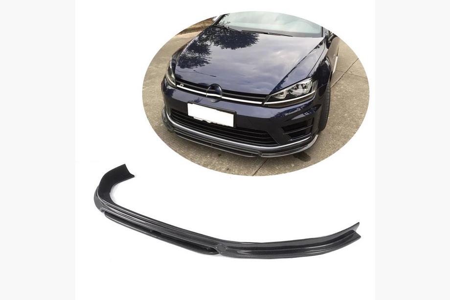 Volkswagen Golf 7/E-Golf 2012-2020 Lip bara fata (pentru R/R-Line 2012-2017, Carbon) Foto 1