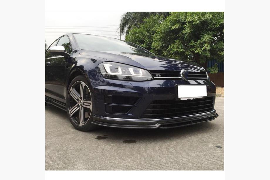 Volkswagen Golf 7/E-Golf 2012-2020 Lip bara fata (pentru R/R-Line 2012-2017, Carbon) Foto 2
