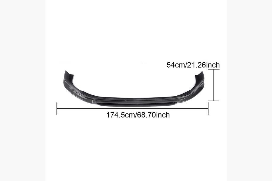 Volkswagen Golf 7/E-Golf 2012-2020 Lip bara fata (pentru R/R-Line 2012-2017, Carbon) Foto 6