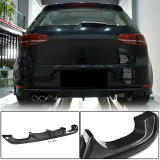 Difuzor bara spate (pentru R/R-Line HB 2012-2017, Carbon) foto 1