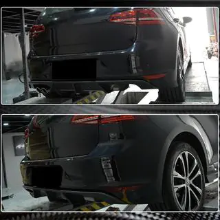 Difuzor bara spate (pentru R/R-Line HB 2012-2017, Carbon) foto 4