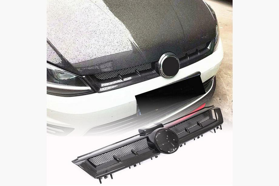 Volkswagen Golf 7/E-Golf 2012-2020 Grila fata (pentru HB 2012-2017, Dry Carbon) Image