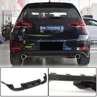 Difuzor bara spate (pentru Base/GTI HB 2017-2020, Carbon) foto 1