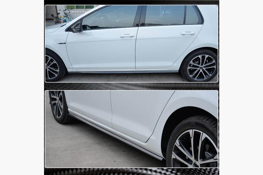 Volkswagen Golf 7/E-Golf 2012-2020 Praguri Laterale (pentru R/R-Line 2017-2020, Carbon) Foto 3