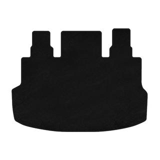 Covoras portbagaj textil Premium (1+1,5/9 locuri, Negru)